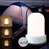 YONIKU Taşınabilir Akülü Fener Masa Lambası USB Şarj Edilebilir Çocuk Yatak Odası İç Mekan Dış Mekan Işık 3 Adımlı Kısılabilir Ultra Parlak LED (6,2 inç, Siyah Saplı)