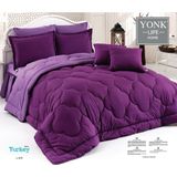 Yonk Life Home Çift Kişilik Ranfors Silikon Yorgan 200 x 220 Cm- Mor-Lila - 008-Morella
