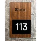 Yönline Ceviz Mdf Kapı Numarası
