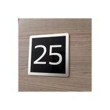 Yönline Daire Kapı ve Birim Numarası - Ofis Numaraları 12X12CM