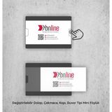 Yönline Değiştirilebilir Dolap - Çekmece - Kapı - Duvar Tipi Mini Föylük - Antrasit - 1 Çift