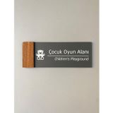 Yönline Wooden Serisi Çocuk Oyun Alanı Yönlendirme Levhası