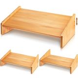 Yookeer Çalışma Masası Altında Çalışma Masası Altında Ayak Dayanağı Ayaklık Ahşap Ayak Taburesi Masa Altı Eğimli Masa Ayak Dayanağı Ergonomik Ayarlanabilir Ofis Ayak Dayama Yeri Ofis Ev için Emzirme Ayak Taburesi (Düşük, Açık Kahverengi)