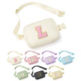 YOOLIFE İlk Crossbody Çanta Kemer Çantası Bel Çantaları, Kadınlar için Kişiselleştirilmiş Doğum Günü Hediyeleri Genç Kız Annesi Kızı Freind Kız Kardeş Öğretmen, Bej, Small, 36