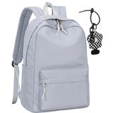 YOOLOVE Gençler için Okul Sırt Çantası, Kızlar için Hafif Kolej Kitap Çantası, Kadınlar için 17 İnç Günlük Sırt Çantası Laptop Çantası, Gri, Large, Gündelik