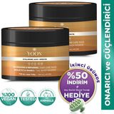 Yoon 2'li Saç Bakım Maskesi 360° Yoğun Onarıcı Hyaluronic Asit ve Keratinli Saç Maskesi 2 Adet x 250ML
