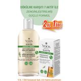 Yoon 2'li Set Hızlı Saç Uzaması ve Dökülme Karşıtı, 7 Aktifli Biberiyeli Saç Serumu 50 ml + Şampuan 400 ml