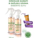 Yoon 2'li Set Hızlı Uzama, Saç Dökülme Karşıtı 7 Aktifli Biberiyeli Saç Bakım Suyu 200 ml x 2 adet - Durulama Gerektirmez