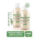 Yoon 2'li Set Saç Dökülme Karşıtı, Hızlı Saç Uzatma, Biberiyeli Tuzsuz Şampuan 2x400ml Tüm Saç Tipleri