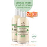 Yoon 2'li Set Saç Dökülme Karşıtı, Sağlıklı Hızlı Saç Uzatma, 7 Aktifli Biberiyeli Tuzsuz Şampuan 2X400ML