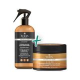 YOON 2'li Vegan Saç Spreyi & Saç Bakım Maskesi 250ml, Hyaluronik Asit, Keratin, Kolajen ve B7 Biotinli İçerikli Kolay Tarama ve Besleyici 2'li Saç Bakım Seti