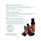 Yoon 3'lü Premium Uzun Süren Saç Düzleştirici & Saç Botoxu Kiti, Sülfatsız Tuzsuz Şampuan 250ML, Elektriklenme Önleyici, Kolay Tarama Saç Spreyi 250ML Saç Bakım Seti - Option-1