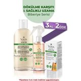 Yoon Biberiye Saç Kompleksi, Hızlı Saç Uzamasına Yardımcı ve Saç Dökülme Karşıtı- 7 Doğal Aktifli - 3'lü Saç Bakım Seti