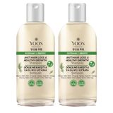 YOON Biberiye Şampuanı 2’li Set – Tuzsuz, Sülfatsız, Vegan, Saç Dökülmesine Karşı & Hızlı Uzama | 800ml (2x400ml)