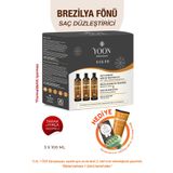 YOON Brezilya Fönü, Saç Düzleştirme & Keratin Botoks, Güçlendirici Ve Besleyici Evde Keratin Bakım Seti