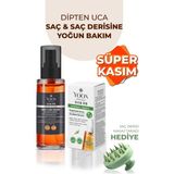 Yoon Saç ve Saç Derisi Onarıcı Serum - Keratin - Kolajen - Biberiye ve 7 Aktifli Saç Bakım Kompleksi - 2'li Set - Şeffaf