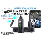 Yoosee WİFİ ENDOSKOP KAMERA 5 METRE