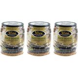 Yöre Gurme İnci Tanesi Siyah Zeytin 750 gr Teneke 3'lü Paket