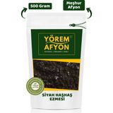 Yörem Afyon Meşhur Afyonkarahisar Yöresinden Coğrafi Tescilli Kavrularak Öğütülmüş Siyah Haşhaş Ezmesi | 500Gr. - 500 gr