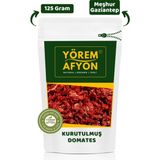 Yörem Afyon Meşhur Gaziantep Sofralarının Yıldızı Etli İnce Dilim Güneşte Kurutulmuş Yerli Domates Kurusu | 125Gr. - 125 gr