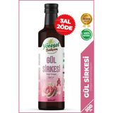 Yöresel Bahçem Gül Sirkesi Doğal Fermantasyon %100 Saf 500 Ml