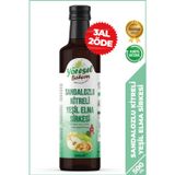 Yöresel Bahçem Sandalozlu Kitreli Yeşil Elma Sirkesi Doğal Fermantasyon 500Ml