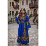 Yöresel Hamavi Çocuk Elbise (Şal ve Kuşak Birlikte) Mezuniyet 23 Nisan Çocuk Kaftan Çoçuk Abiye - 8 - 9 Yaş