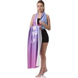 Yorka Lila Spor Havlusu - 70 x 140 cm