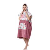 YORKA TEXTİLE Denizanası Temalı Surf Ve Dalış Pançosu & Sörf Pançokapüşonlu havlu, panço, sörf, yüzme, banyo, yetişkinler, erkekler, kadınlar için(TEK BEDEN&KALIP)