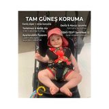 yorni 1-4 YAŞ Bebek Çocuk Güneş Şapkası Ense Korumalı Ayarlanabilir Su İtici Havuz Deniz Şapkası, Yıkanabilir, Ütülenebilir