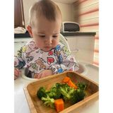 Yorni 2-4 yaş, Family, Sıvı Geçirmez, Cepli, Uzun Kollu Bebek Mama Önlüğü, Önlük - Beyaz - 2 - 4 Yaş