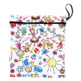 Yorni 2 ADET Family Su Geçirmez Bebek Kirli Bez Kıyafet Islak Mayo Çantası Torbası 30x35 cm