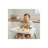 yorni 6-24ay, Jungle, Uzun Kollu, Sıvı Geçirmez, Makinede Yıkanabilir Bebek Faaliyet Aktivite Mama Önlüğü