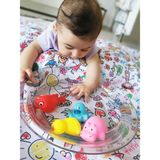Yorni Dev Boy Family 290X300cm Sıvı Geçirmez Çok Amaçlı Örtü - 8.70M² Halı Koruyucu ve Bebek Oyun Matı - Makinede Yıkanabilir Leke Itici Polyester Yer Örtüsü - 290 x 300 cm