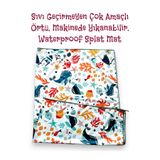yorni Sea, Sıvı Geçirmez, Çok Amaçlı Örtü, Askılı, ister Yerde ister Masada Kullan, Waterproof Splat Mat