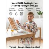 Yorni Zoo, 7-11Yaş, Sıvı Geçirmeyen, Çocuk Aktivite Boyama Etkinlik Faaliyet Önlüğü, Önlük - Renkli