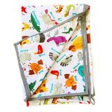 yorni Zoo Sıvı Geçirmez Mama Sandalyesi Altı Için Yer Örtüsü, Masa Örtüsü, Makinada Yıkanabilir (145x300 cm)