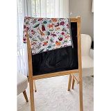 Yorni Zoo Sıvı Geçirmez Mama Sandalyesi Altı İçin Yer Örtüsü, Masa Örtüsü, Makinada Yıkanabilir, Ekoteks 100 Sertifikalı, 145x150 cm