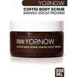 Yornow Kahveli Vücut Peelingi 300 ml – Arındırıcı, Pürüzsüzleştirici ve Canlandırıcı Bakım - kahve peeling