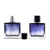 YORROR 2 Paket 50 ml Cam Parfüm Püskürtücü, Gradyan Mavi Boş Parfüm Püskürtme Şişesi, Taşınabilir Parfüm İnce Sis Sprey Şişesi Seyahat için Parfüm Dağıtıcı