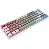 Yoru Mını Gri/beyaz Type-C Bağlantılı Outemu Red Swich Q Mekanik Gaming Oyuncu Klavye