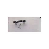 Yörük Siyah-Krom 5 Ad 64 Mm (6,4 Cm) Kulp Lüks Alüminyum Dolap Mutfak Çekmece Çoçuk Odası Kulp