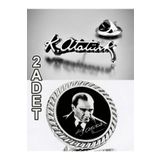YÖRÜK TASARIM 2 Adet Atatürk Yaka Rozeti