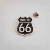 Yörük Tasarım Route 66 Krom Mineli Rozet Gümüş