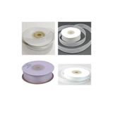 yörük tuhafiye Beyaz Organze Tül Kurdele (( 3 ADET ))., 2 Cm, 25 Metre Organize Şifon Kurdele, Tül Kurdela,