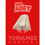 Yorulmaz Ambalaj 🔥🔥🔥 15 cm Çöp Şiş 100 Adet – Ahşap Tek Kullanımlık Mangal ve Barbekü Şişi