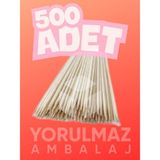 Yorulmaz Ambalaj 🔥🔥🔥 20 cm Çöp Şiş – 500 Adet | Piknik, Mangal ve Parti Için Tek Kullanımlık Şiş - 1 Adet