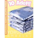 Yorulmaz Ambalaj 👉 👉 30X50 Bantlı Jelatin Torba – Şeffaf Yapışkanlı Orta Boy Paketleme Poşeti 10 Lu Paket