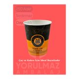 Yorulmaz Ambalaj 🚀 7 Oz Karton Bardak 250’LI Eko Paket – Dayanıklı, Sızdırmaz Tek Kullanımlık Çay & Kahve Bardağı