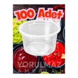 Yorulmaz Ambalaj 🥫 80 cc Kapaksız Sos Kabı 100’LÜ – Şeffaf Plastik Tek Kullanımlık Sosluk Paket Servis Uyumlu